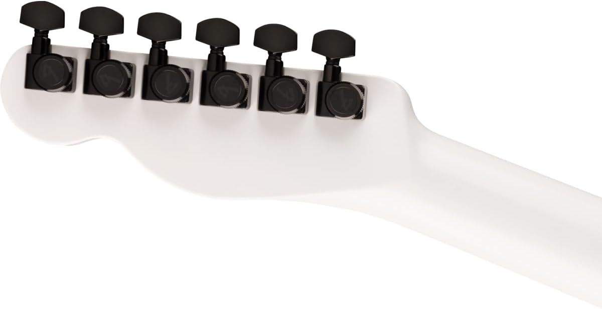 Fender Limited-edition Jack White Triplesonic Acoustasonic Telecaster - Blacktop Arctic White