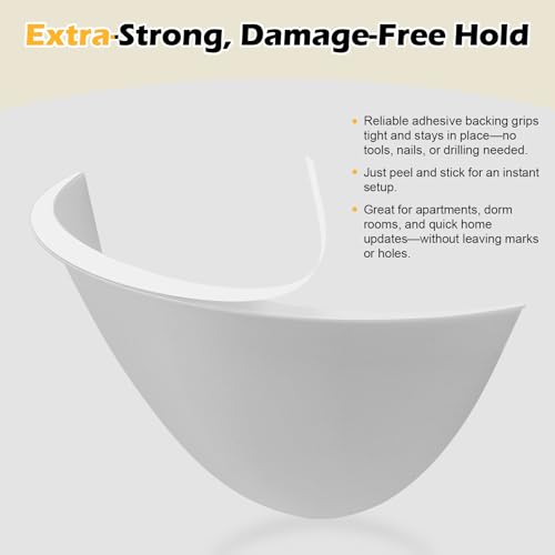 Festerekey 4-Pack Stick-On Half Shades for Recessed Ceiling Lights – Glare Blocker & Light Diffuser Covers, Easy Installation, White by Festerekey - Used condition - Image 2