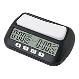 ✓ JUEGO PROFESIONAL - Temporizador de reloj de ajedrez - Los relojes de ajedrez son el compañero perfecto para los juegos de ajedrez, fáciles de usar cuando se juega con amigos o familiares.