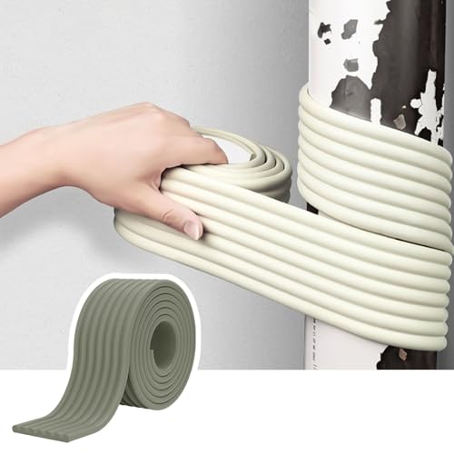 3" Wide Soundproof Pipe Wrap Padding, Self-Sealing Adhesive Sponge Roll