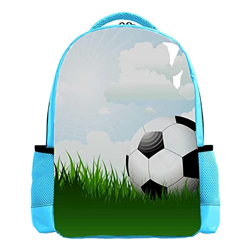 Sac à dos léger enfants pour l'école et le football mixte en tissu résistant