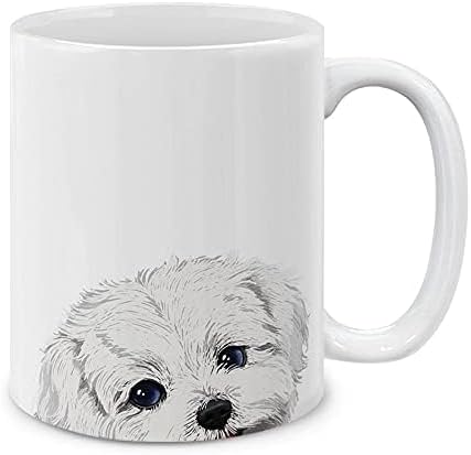 MUGBREW Maltese Dog Ceramic Coffee Mug Tea Cup, 11 OZ - Image 2