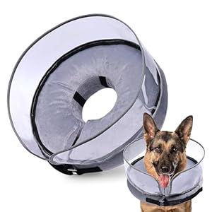 Rkllejs R327 Aufblasbare Halskrause für Hunde