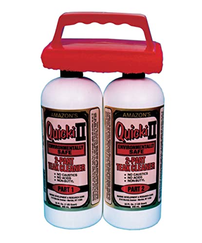 Amazon Two Part Teak Cleaner, Quart Kit