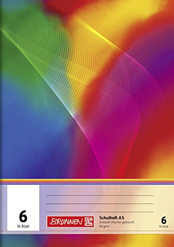 8x Süße Marienkäfer Schulhefte DIN A5 - Lineatur 4 Für Schule & Studium