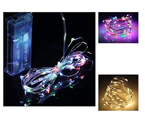 Fio Cobre Cordão Luz Fada 3m 30 Leds a Pilhas