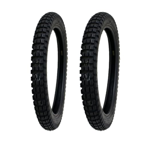 �y2�{�Z�b�g�zDUNLOP �� �^�C�� K950 2.75-17 TT & K950 2.50-17 TT �u���b�N �g���[�� �g���C�� �_�����b�v ���A �t�����g �O�� ��� ���� 17�C���` �O��Z�b�g