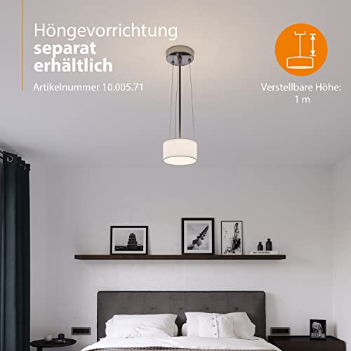Ranex Ceiling Dream Collection Moderne Deckenleuchte, Durchmesser 30 cm, grau / satinierte Abdeckung 6000.539 - 4