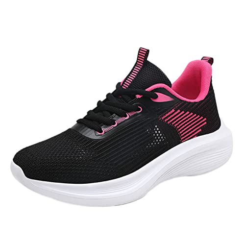 Zapatillas de correr de malla fina para mujer que buscan un calzado deportivo plano
