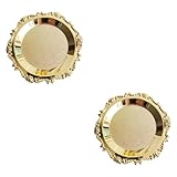 Goldringschale: oberflächenbehandlung: vergoldung, oberflächenverkupferung, oberflächentitanierung.