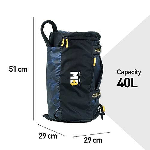 MuscleBlaze Hybrid Gym Backpack, 40L, Camo - Image 4
