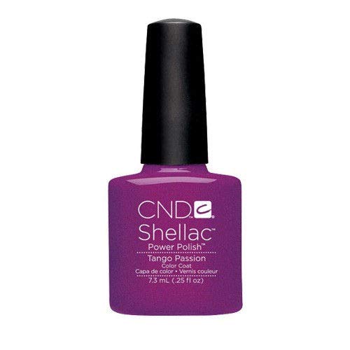 CND Shellac Gel Nail Polish, Long-lasting NailPaint Color with Curve-hugging Brush, Plum/Berry Polish, 0.25 fl oz