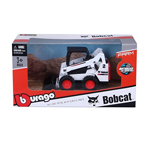 Burago - May Cheong GROUP-BBURAGO-1/43 Bobcat S590-Pünktchenmaschine für Kinder ab 3 Jahren - 31803, 31803, Mehrfarbig