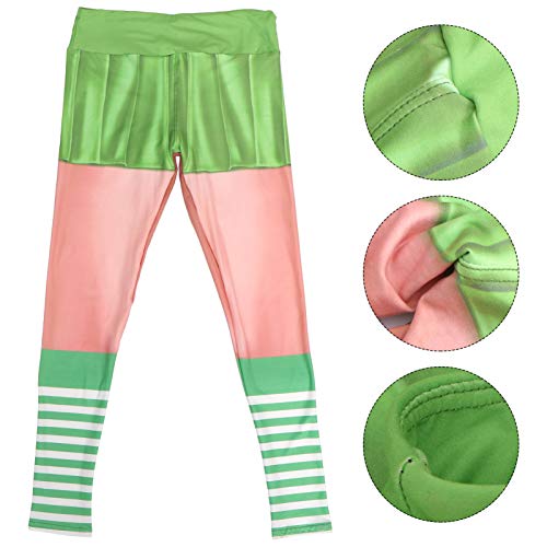 PRETYZOOM St. Leggings Patricks Day Leggings Verde Irlandês Shamrock Leggings Calça Capri Estampada