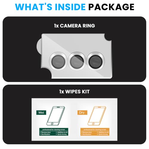 Image of ArmourPro Camera Lens Protector for Samsung Galaxy S26 and Samsung S26 Plus with Auto Alignment Installation Frame, AR+AF Coated Tempered Glass Camera Rings, Anti-Scratch, Case Friendly | Silver