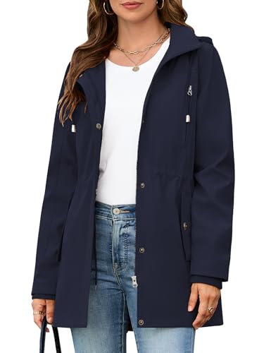 Tuopuda Giacche Donne Cappotto Leggera Utility Giubbotto Casual Giacca con