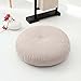 Cuscino rotondo imbottito per sedia, 40/50/60 cm, morbido cuscino per sedia per balcone, Tatami, patio, finestra della baia, pavimento del soggiorno (40 x 40 cm, beige)