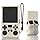 FIOPAZ for R36MAX Silicone Protective Case, Soft Skin for R36 MAX Retro Handheld Game Console Accessories, Anti-Scratch Washable Only for R 36 MAX Sleeve with Lanyard (OffWhite)