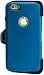 iPhone 6S Plus, iSee Case (TM) Rugged Protection Heavy Duty Combo Belt Clip Holster Case with Built in Screen Protector Kickstand for Apple iPhone 6S Plus iPhone 6 Plus (6Plus-Combo Blue on Blue)