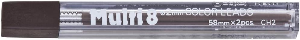 Multi 8 Color 2 mm Lead Refill, Brown (CH2-E)