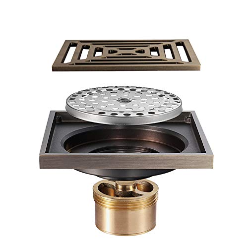 Drain de sol en laiton rétro pour une douche chic et durable