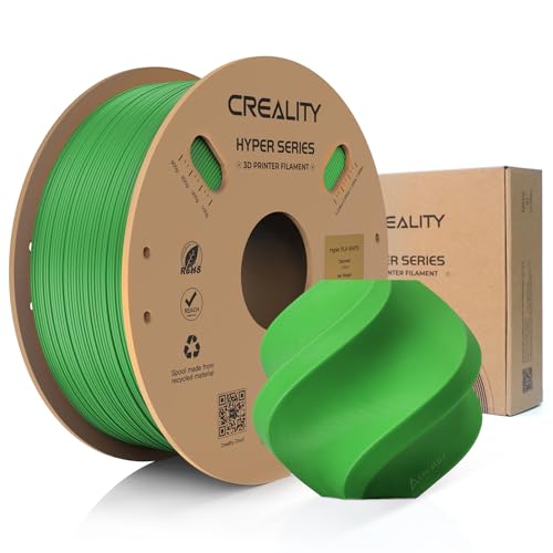 Creality Hyper PLA Filamento, Filamento para Impresora 3D 1.75 mm 1KG, PLA de Alta Velocidad 30-600 mm/s, Precisión Dime