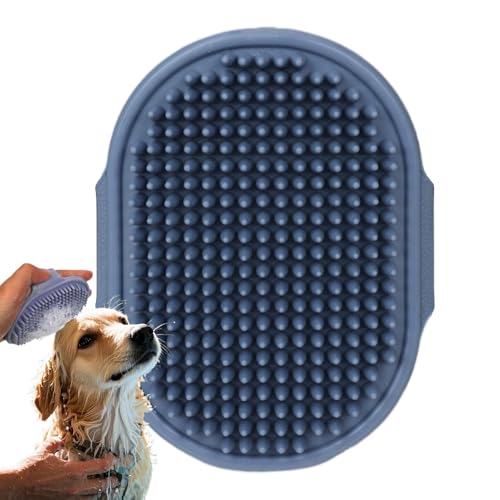 Bkljkf Spazzola per cani per animali domestici a pelo corto | Attrezzi per massaggio ergonomico – Spazzola per il bagno degli animali domestici, per cuccioli, gattini, furetti, conigli, porcellini