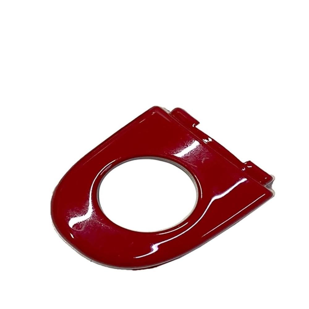 SXQPOCAR Front Left Door Handle Lock Key Hole Cap for Polo 5 6R 6C GTI for Sedan Vento 2011-2018 for Skoda Fabia 2 for Yeti for Rapid 6R4837879A Replacement Parts(Red)