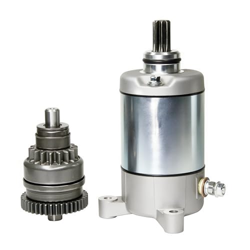 Image of Starter Motor and Drive Combo Kit Replacement for Polaris 3090188 3084981 57-2688 Sportsmen Sportsman Ranger Magnum Trail Blazer Trail Boss 1995-2014 335 400 450 500 ATVS SMU0061, 41054020, 41054020R