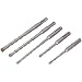 Produktbild DWT-GERMANY 101355 5 tlg Ø 5-10mm SDS Plus Betonbohrer Steinbohrer Hammerbohrer Bohrer Bohrhammer Stein Bohrer