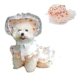 Design détaillé : cordon de serrage réglable pour garder le chapeau stable pendant les activités de plein air. Le design unique rend votre animal de compagnie plus ludique et mignon, rend votre chiot plus attrayant