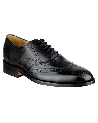 Amblers Ben Leather Soled Shoe/Mens Shoes (7 UK) (Black)