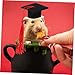 BESPORTBLE Cute Knitted Pet Doctor Hat Graduation Tassel Hat for Small Animals for Hamster Guinea Ferret Puppy Dog Graduation Photo Props