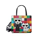 KARL LAGERFELD Women's Maybelle Choupette Satchel, Multi Combo, One Size
