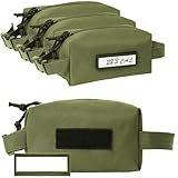OUUTMEE Tactical Ammo Pouch Loose Sacs, Ammunition Carrier Bag with ID Patches