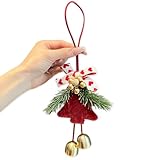 Christmas Bells Decoration Jingle Bell Hanging Decorative for Door Bedroom Living Room Tree Ornaments for Home Decor Wreath Door Hanging Garland Cluster Decorative Bells.