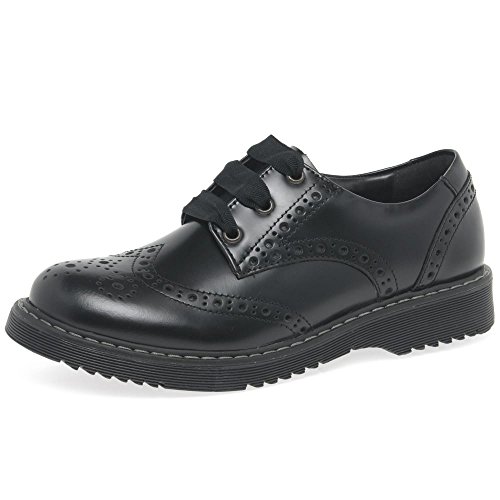 Angry Angels Impulsive II Girls Senior School Shoes Junior 6/39 Black Wide