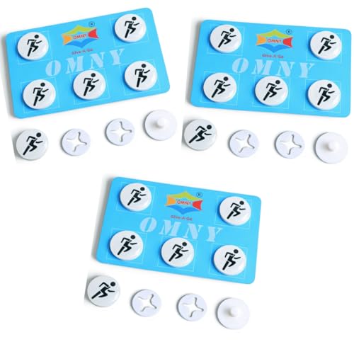 OMNY Race Bib Clips 3 Packs of 5 Each (15 Total) - Image 2