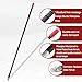 CB Radio Antenna 27MHz Whip Fiberglass Antennas Kit Heavy Duty 2’ Foot 24 Inch Black 1000 Watt Compatible with Vehicle Truck Car Mobile CB Radio
