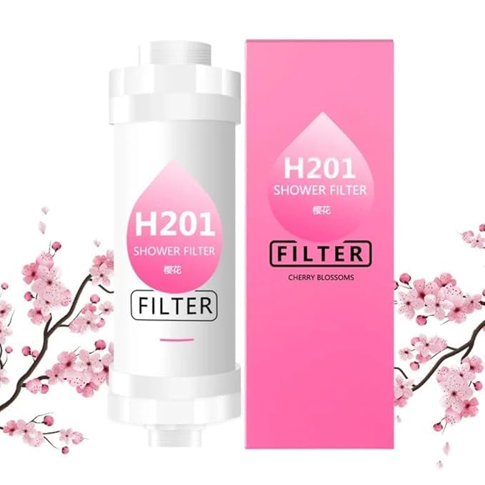 Image of Vitamin C shower filter with Aromatherapy, Filters Contaminants like Free Chlorine, shower filters to remove toxic chemicals, Easy Installation Filtered Shower Water for Skin & Hair Care