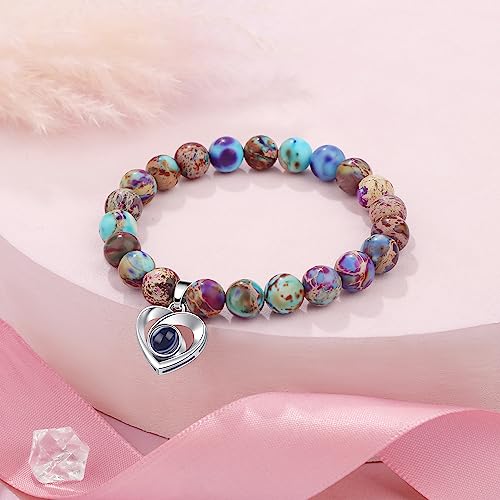 Joycuff Anniversary Birthday Gifts For Her To My Girlfriend Daughter Granddaughter Wife Sister Aunt Niece Mom Unique I Love You Gift Bracelet For Women thumb #5