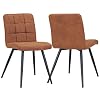 HNNHOME Set van 2 x Cubana keuken eetkamer gestoffeerde stoel lounge woonkamer stoel zacht fluweel receptie pub…