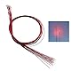 Milageto 20 Vorgelötet Micro SMD Led 0805 Led (Warm Rot Grün Blau Orange Erhältlich), Rot