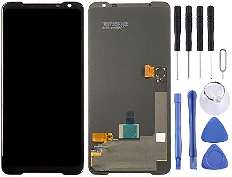 Mobile Phone LCD Display AMOLED LCD Screen for ASUS ROG Phone 3 ZS661KS with Digitizer Full Assembly (Black) Repair Part