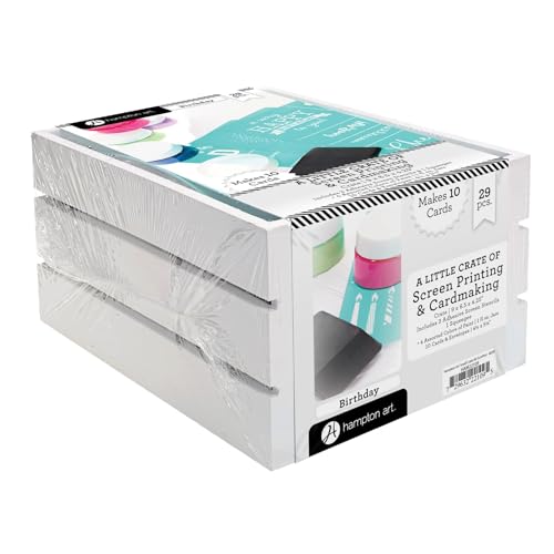 Kit sérigraphie anniversaire Hampton Art pour personnaliser une fête de famille et créer des cadeaux
