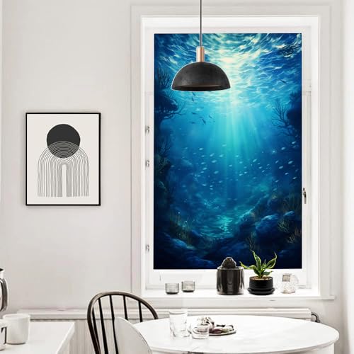 Vinilo Decorativo para Ventana Modern Ocean 17.7x23.6 in miniatura 4