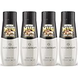 SodaStream Mug Root Beer Zero Sugar Drink Mix (440ml, Pack of 4)