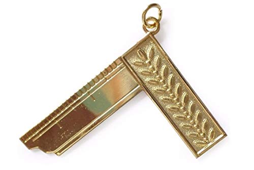 Masonic Gold Craft Lodge Collar Jewel Gold - Worshipful Master