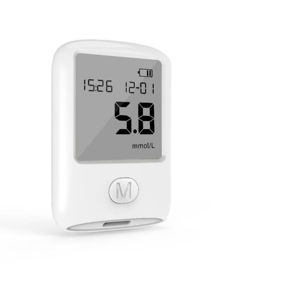 BLOOD TESTING METER | 50 Lancets and 50 Strips, 6s Home Testing Kit Safe for Kids and Adults