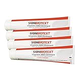 A and D Ointment by Sion Biotext Baby Diaper Rash Vitamin A + D Healing Cream for Dry & Irritated Skin, Cuts, Burns Soothing Baby Care Medical Moisturizer + First Aid. 4 oz - 4 Tubes Value Pack 16 oz